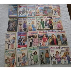 Lot of 19 Nancy Drew Files Chapter Books by Carolyn Keene